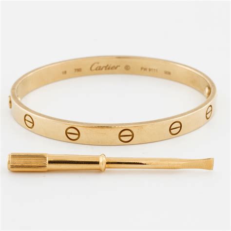 love bracelet by cartier.